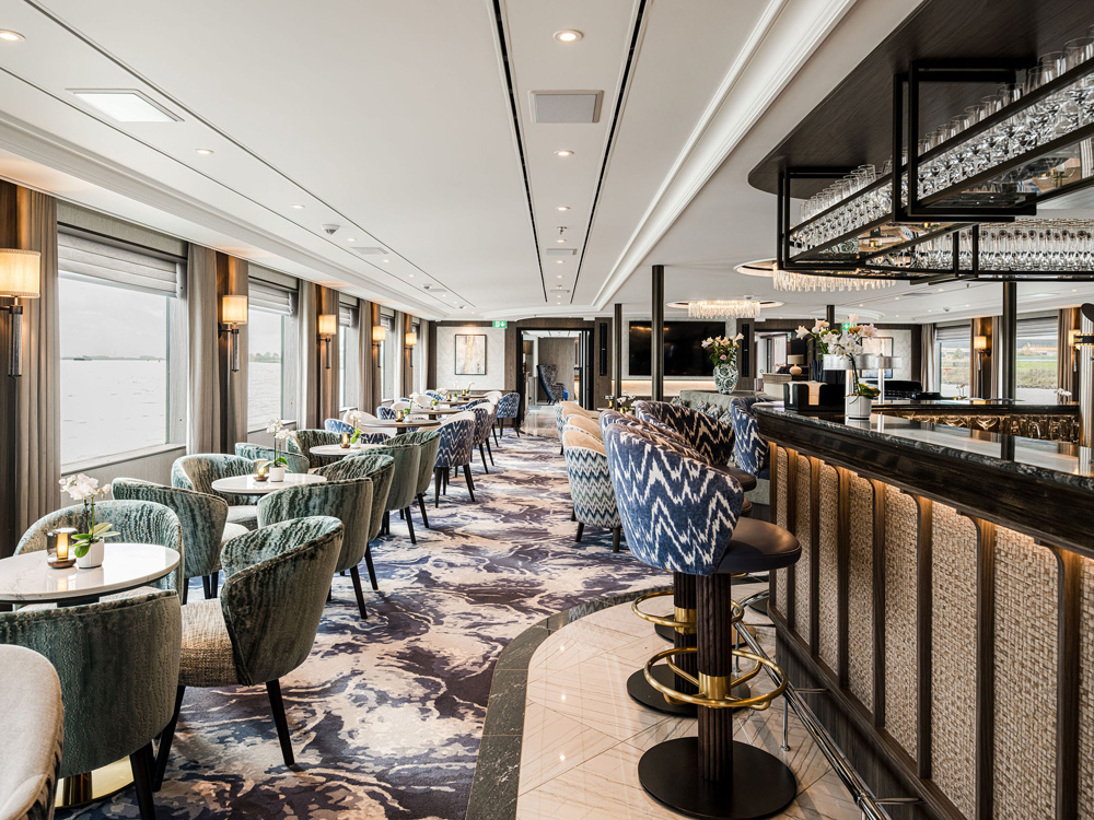 Chelsom lighting onboard Scylla's MS Lumiere.
